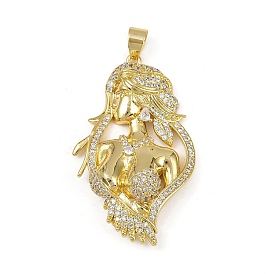 Латунные микро проложить кубического циркония подвески, женщины, долговечный, без кадмия и без свинца, стойки покрытие