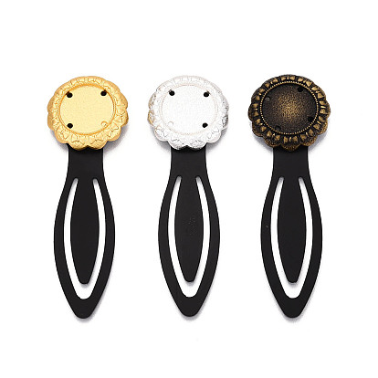 Закладки из сплава и железа, бант с плоским круглым вращающимся подносом