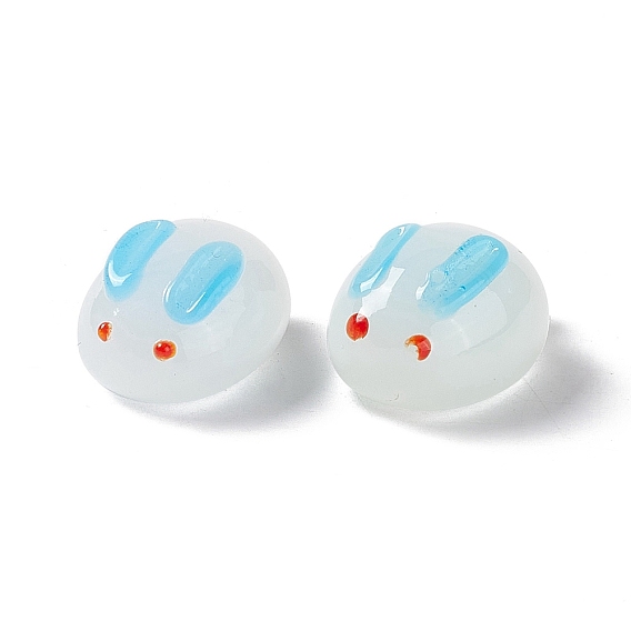 Мини фигурки кроликов украшения дома, украшения ручной работы дисплея бусины