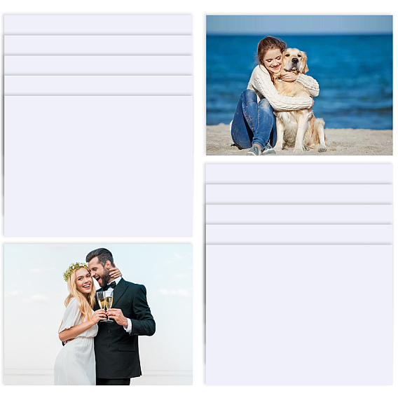 10шт. 2цветные алюминиевые заготовки для термотрансферной печати, индикаторные пластины