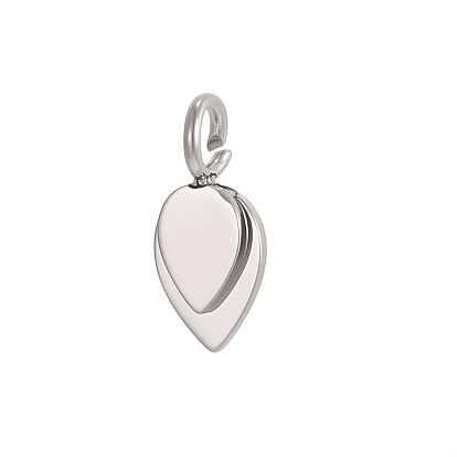 304 подвески из нержавеющей стали, штамповка пустой метки, двойное очарование сердца