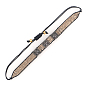 Miyuki Seed Braided Bead Bracelet, Adjustable Link Bracelet with Tirple Stud for Women