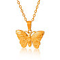 304 женские ожерелья с подвесками-бабочками из нержавеющей стали