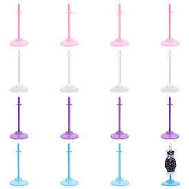 16 наборы 4 цвета пластиковая подставка для куклы опорная рама, аксессуары для игрушечных кукол