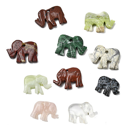 Природные смешанные подвески драгоценных камней, Слон прелести