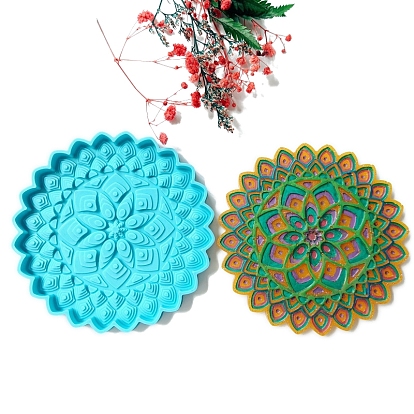 Подставки под стаканы из пищевого силикона своими руками, формы для литья смолы, цветок