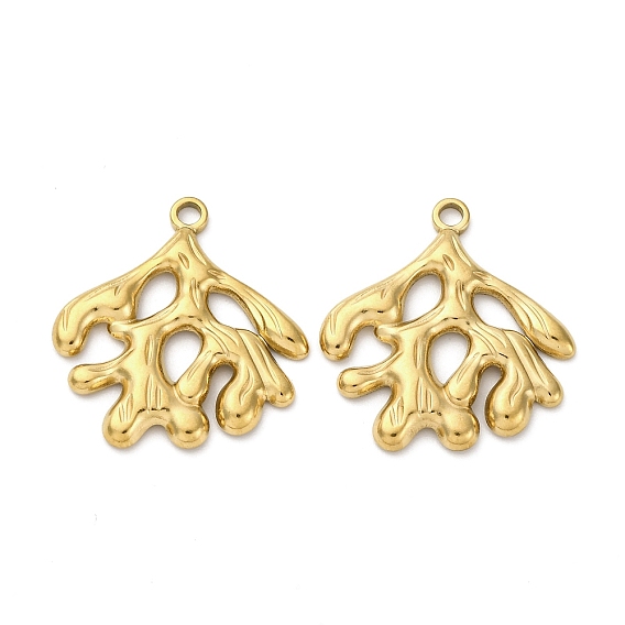 304 подвески из нержавеющей стали, ионное покрытие (ip), подвеска коралловой ветки