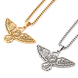 201 подвесные из нержавеющей стали ожерелья, орел