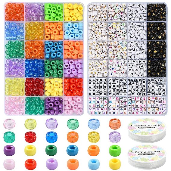 DIY Acrylic Beads Bracelets Jewelry Making Kits
