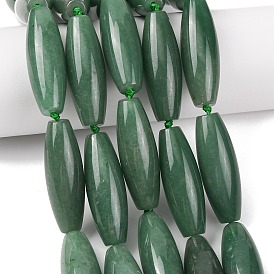 Естественный зеленый авантюрин бисер нитей, рис