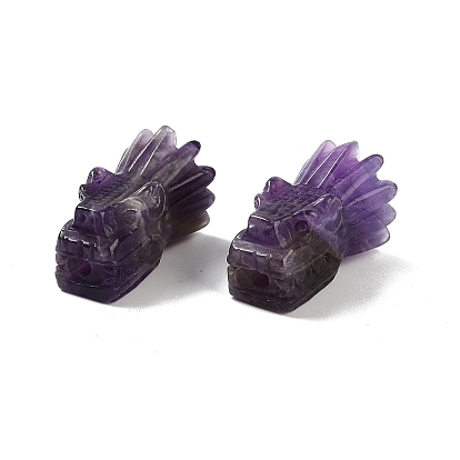 Natürlichen Amethyst Perlen, Drachenkopf