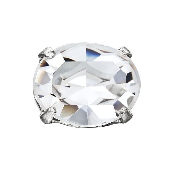 Пришивные чашки preciosa® maxima crystal, многожильных ссылки, чешский хрусталь, с настройками латуни, 719 36 406 овальный