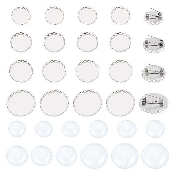 Заготовка купола своими руками 304 набор для изготовления броши из нержавеющей стали