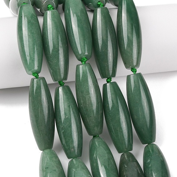 Естественный зеленый авантюрин бисер нитей, рис