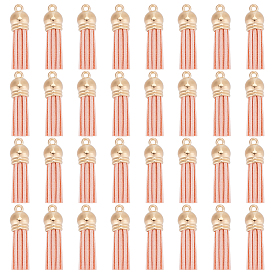 100 кулон с кисточками из искусственной замши., с концами пластмассового шнура ccb