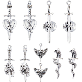 40 шт 5 подвески из сплава в тибетском стиле, разнообразные