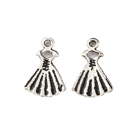 Tibetan Style Dress Alloy Pendants, 21x14x2mm, Hole: 2mm