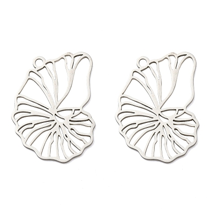 201 подвески из нержавеющей стали, лазерная резка, очарование раковины