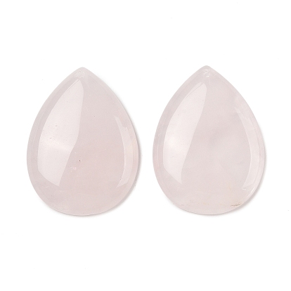 Природного розового кварца подвески, слезинки