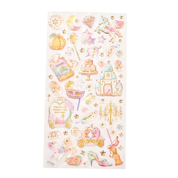 Epoxy Resin Sticker, for Scrapbooking, Travel Diary Craft