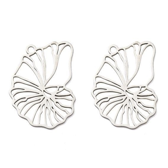 201 подвески из нержавеющей стали, лазерная резка, очарование раковины