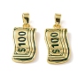 Латунные подвески, с эмалью, долларовые подвески, долговечный