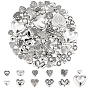 115 шт 12 стили бусины из сплава в тибетском стиле, сердце
