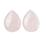 Природного розового кварца подвески, слезинки