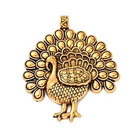 Тибетский сплав стиля большие кулоны, прелести павлина