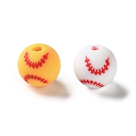 Бусины из полимерной глины , бейсбол