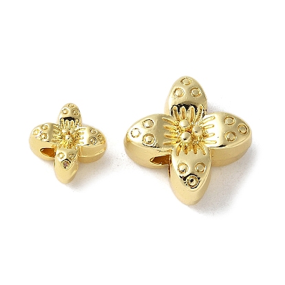 Сплавочные бусины, стойки покрытие, цветок