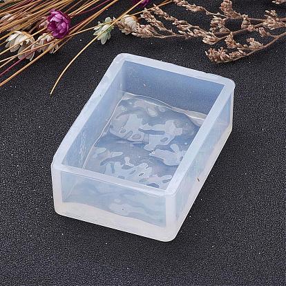 Rectangle Shape DIY Silicone Molds, Resin Casting Molds, For UV Resin, Epoxy Resin Jewelry Making