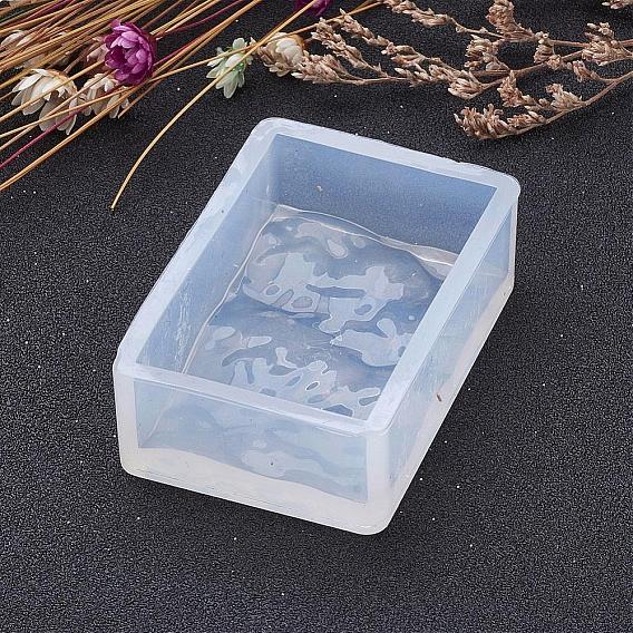 Rectangle Shape DIY Silicone Molds, Resin Casting Molds, For UV Resin, Epoxy Resin Jewelry Making