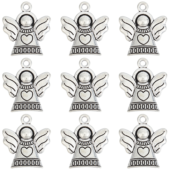 120 шт. Подвески из сплава в тибетском стиле, ангел