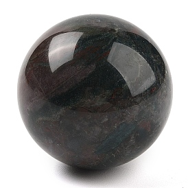 Natural Indian Agate Sphere Beads, No Hole/Undrilled, Round Ball Beads