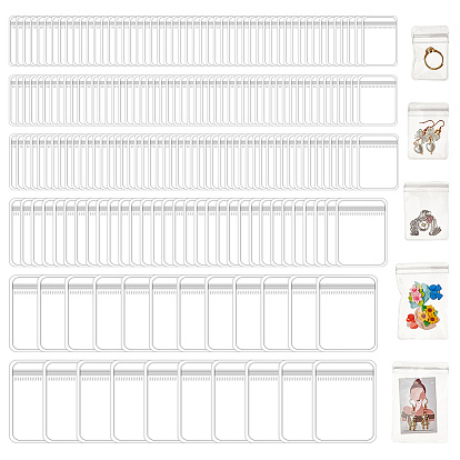 6 стили ПВХ антиокислительные пакеты с застежкой-молнией, прозрачный чехол для хранения ювелирных изделий с защитой от потускнения, прямоугольные