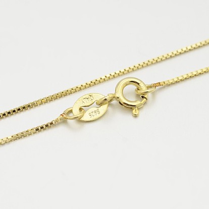 925 collier de chaînes en argent sterling avec fermoirs à ressort pour hommes femmes