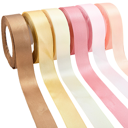 6 рулоны 6 цвета полиэфирной ленты, аксессуары для подарочной упаковки