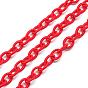 Handmade Nylon Cable Chains Loop, Oval