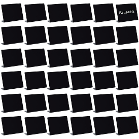 PVC L Shaped Table Desktop Sign Display Stand