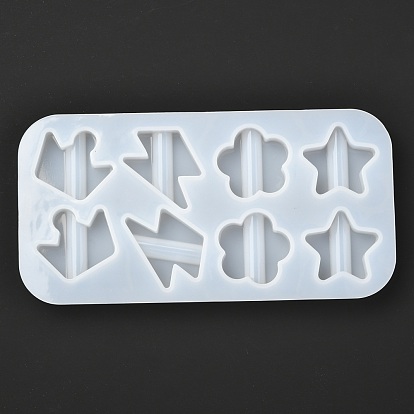 DIY Straw Topper Silicone Molds, for UV Resin & Epoxy Resin Decoration Making, Mixed Shapes