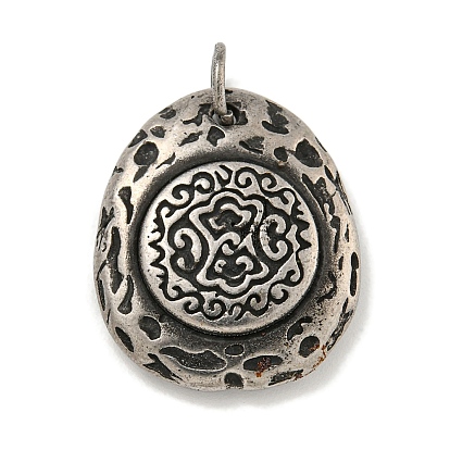 Viking 316 подвески из хирургической нержавеющей стали, с целью перехода в кольце, овальный шарм