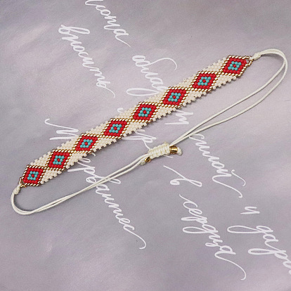 Bohemian Ethnic Miyuki Bracelet for Women with Minimalist Geometric Design