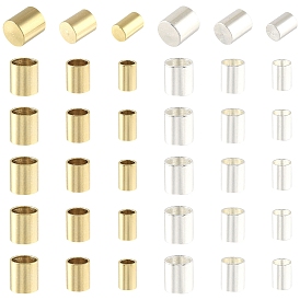 30 шт. 3 стили 201 наконечники шнура из нержавеющей стали, Торцевые крышки, колонка