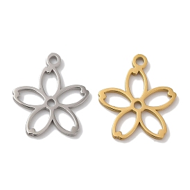 304 прелести нержавеющей стали, лазерная резка, полый шарм сакуры