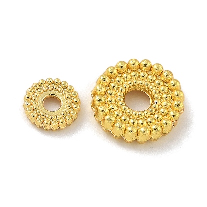 Бусины разделители из сплава , долговечный, плоско-круглые