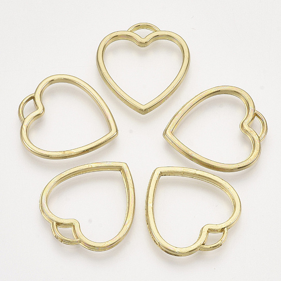 Пластмассовые подвески ccb, сердце