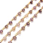 Цепочки из бисера, с ионным покрытием (ip) латунная цепь, долговечный, пайки
