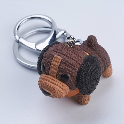 puppy keychain