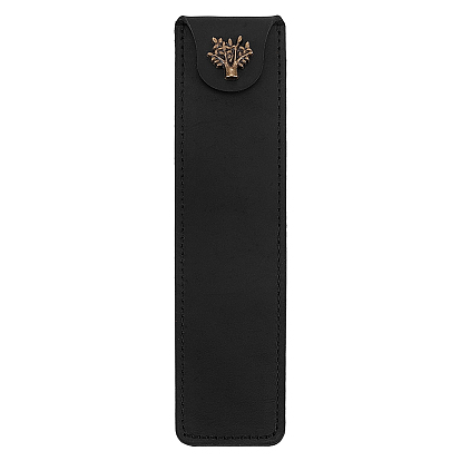 Trousses en cuir de vachette, rectangle avec motif arbre de vie